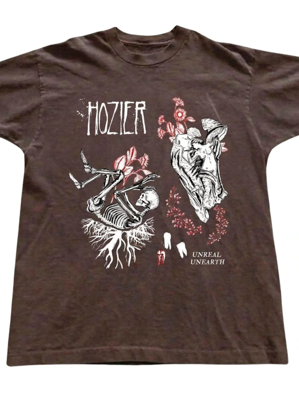 Brown Hozier 'Unreal Unearth' Graphic Tee